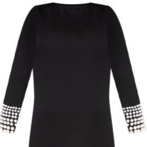 Brand #nwt sz 20 ELOQUII Black Pearl Cuff Dress! Never worn! Plus size. #classy